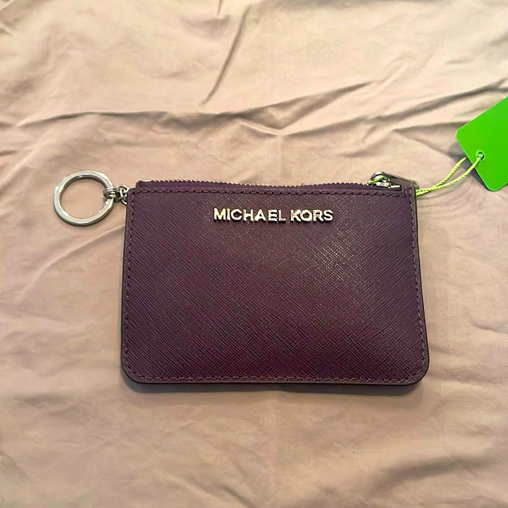 Michale Kors coin/card holder, with option to use for keys